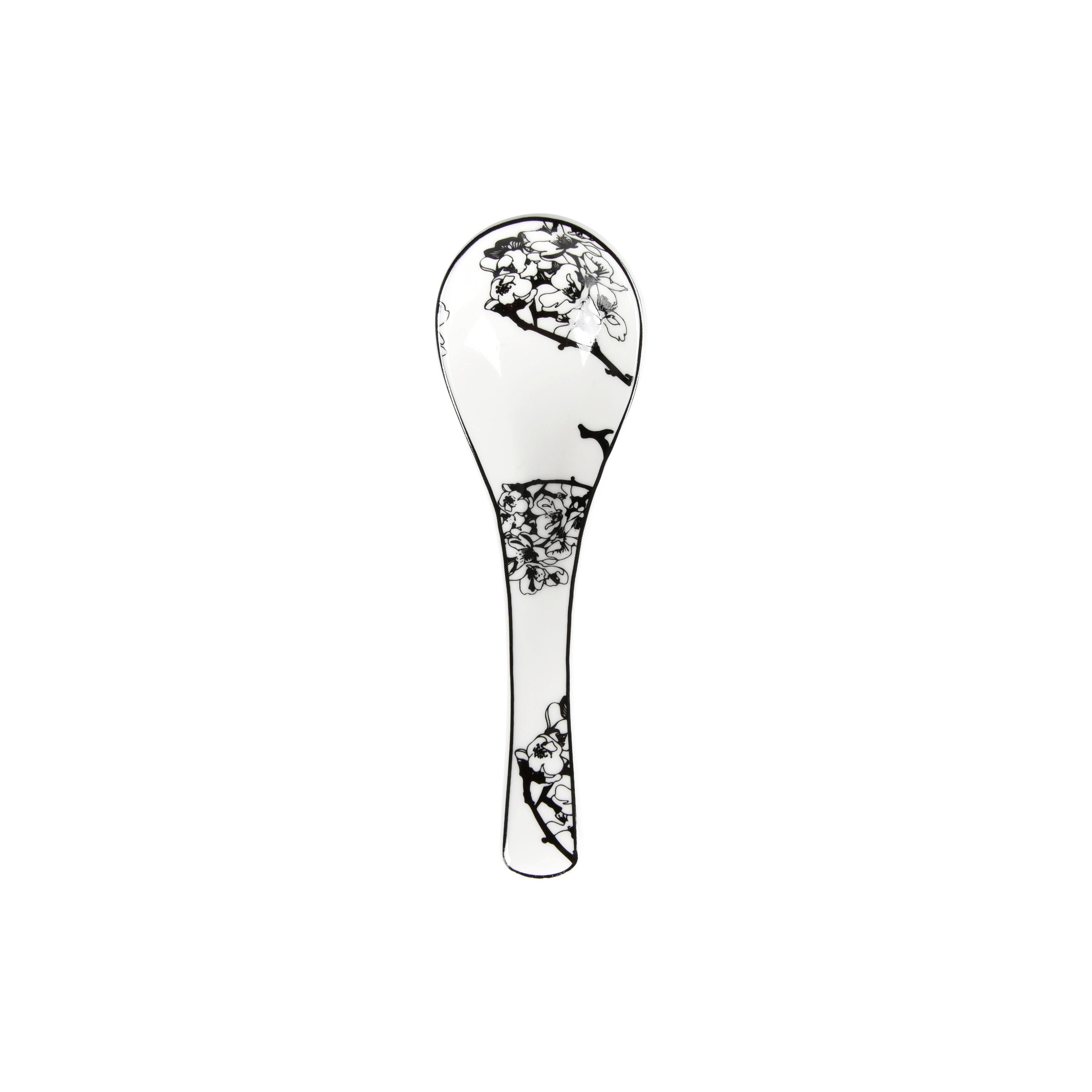 Lžíce Shiva - bílá/černá, Lifestyle, keramika (13,8/4,3/2,8cm) - Mömax