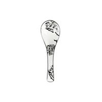 Lžíce Shiva - bílá/černá, Lifestyle, keramika (13,8/4,3/2,8cm) - Mömax
