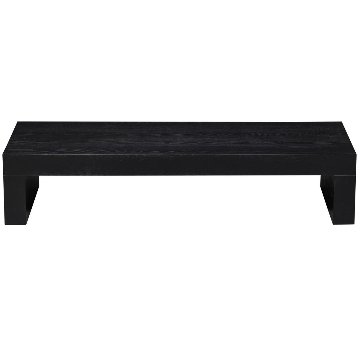 Couchtisch Marte Schwarz L: 120 cm - Schwarz, Design, Holzwerkstoff (120/50/25cm) - Livetastic