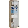 Medizinschrank Gusal Xxl Eiche Dekor 31x92cm Versperrbar - Sonoma Eiche, Basics, Glas/Holzwerkstoff (31/92/18cm) - MID.YOU