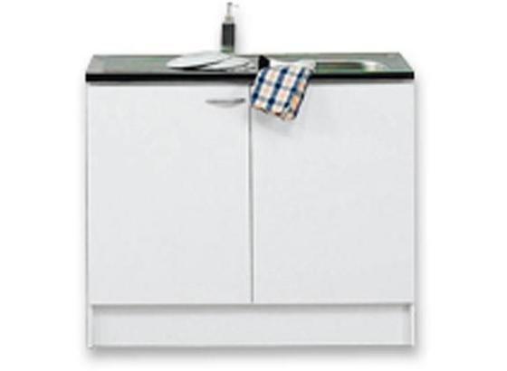 Spülenunterschrank Speed Dspu 100-50 W - Weiß, MODERN, Holzwerkstoff (100/85/47cm) Spülenunterschrank Speed Dspu 100-50 W - Weiß, MODERN, Holzwerkstoff (100/85/47cm)