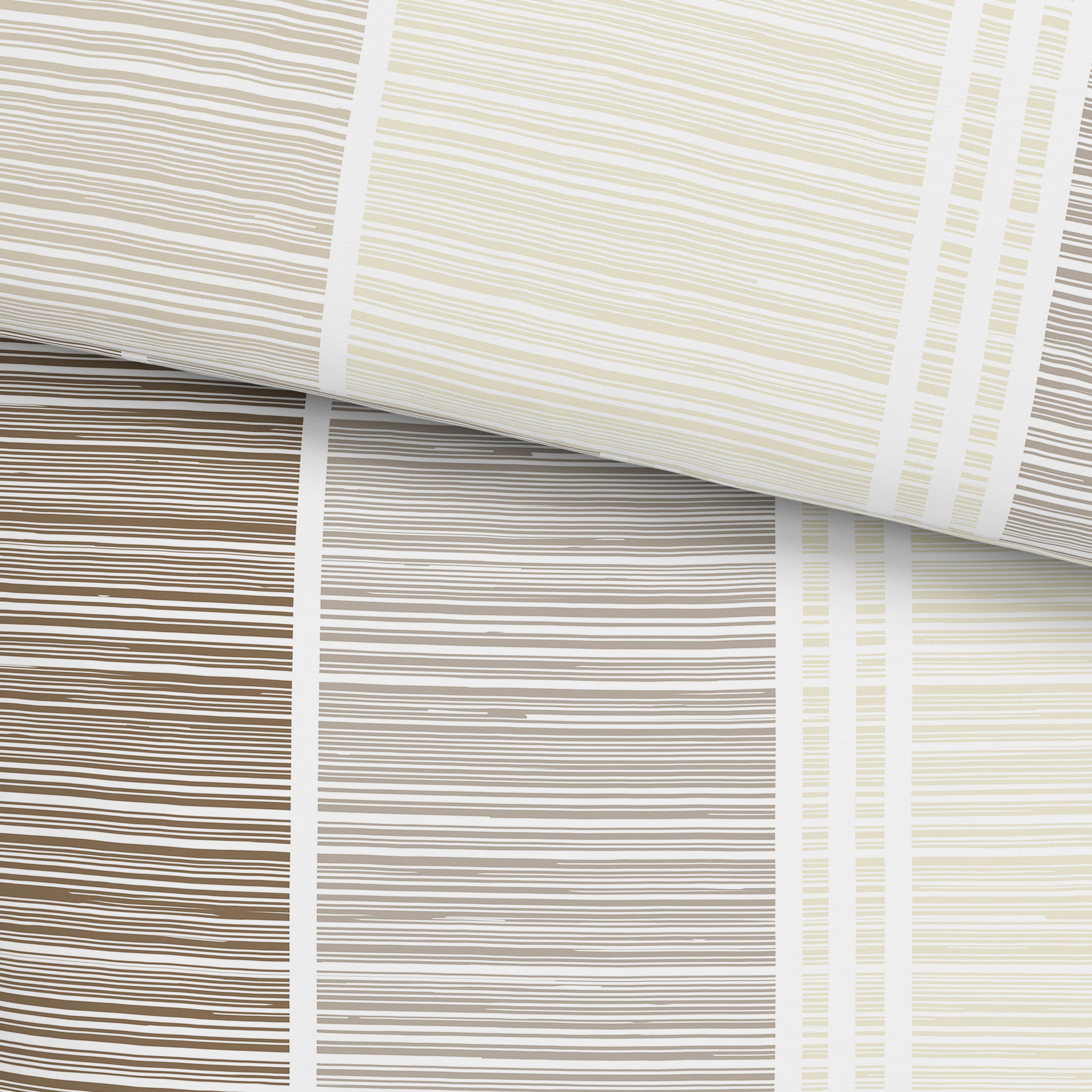 Renforce Bettwäsche 140x200 Cm Ilvi Baumwolle Beige - Beige/Braun, KONVENTIONELL, Textil (140/200cm) - Ondega