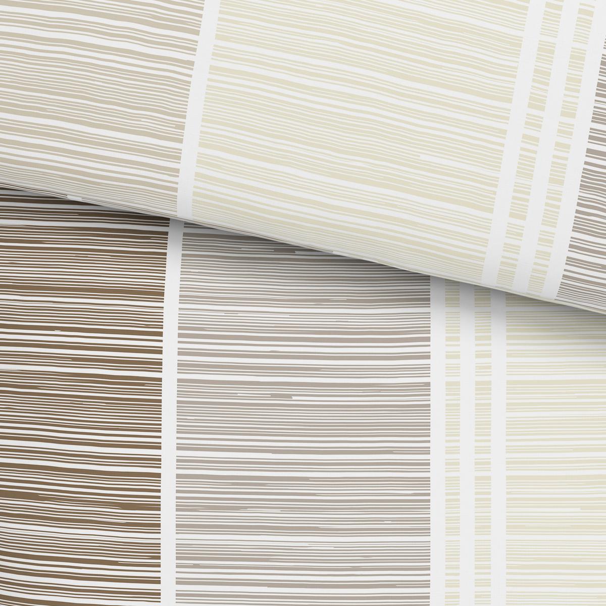 Ágyneműhuzat-garnitúra Ilvi - bézs/barna, Konventionell, textil (140/200cm) - Ondega