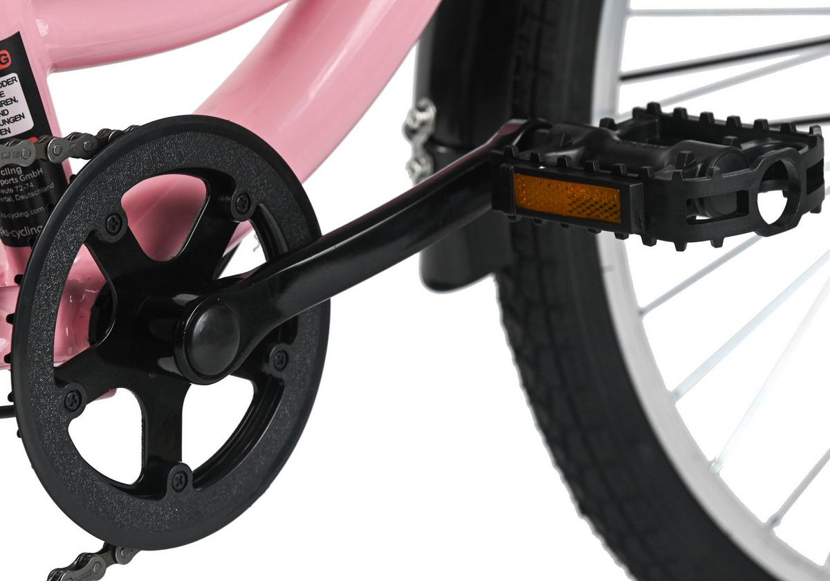 Dacapo Kinderfahrrad Rosa - Pink, Basics, Metall
