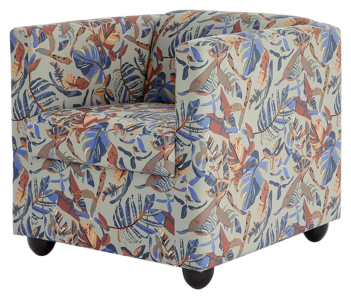 Sessel Looks I - Multicolor/Schwarz, Design, Textil (72/71/75cm) - LOOKS by W.Joop