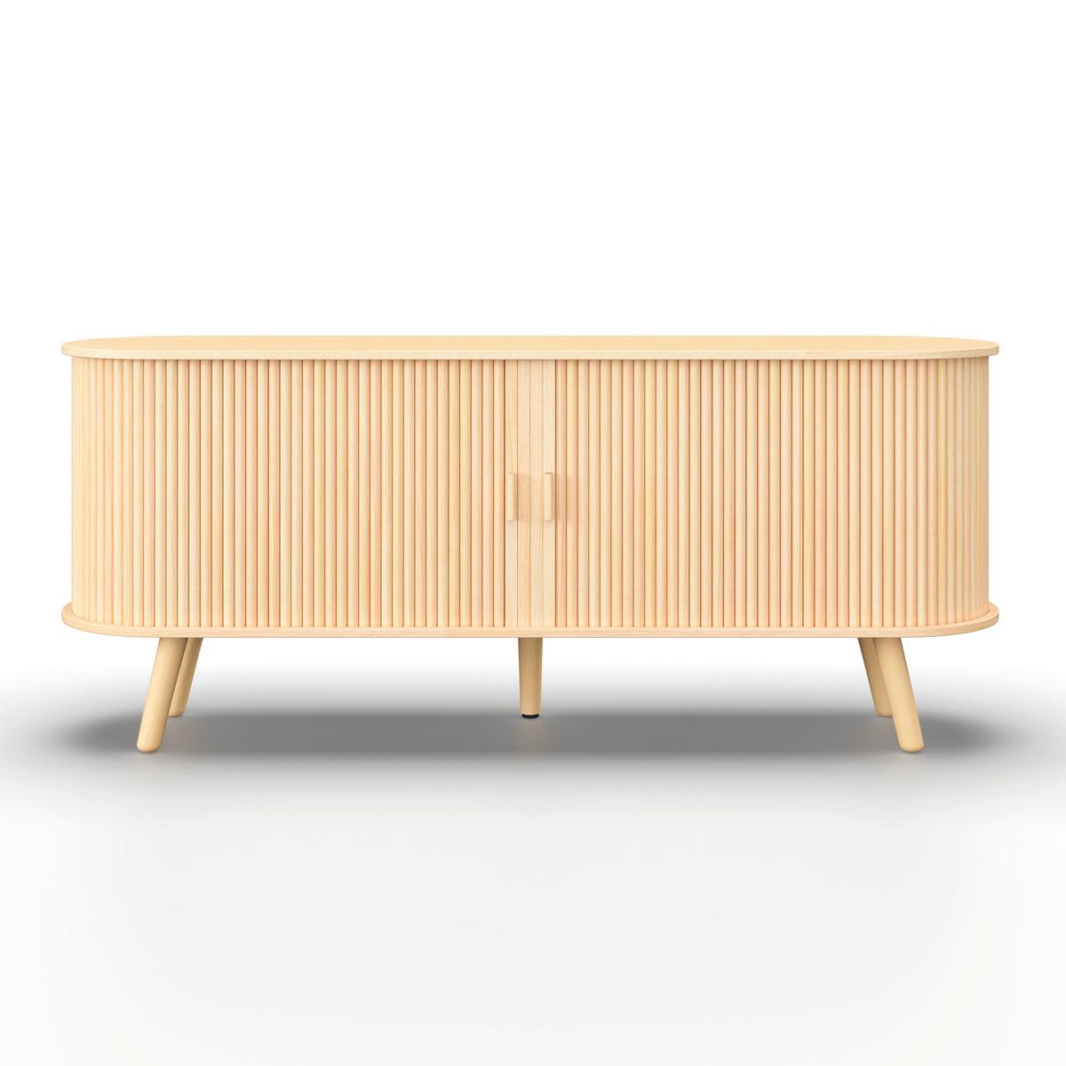 Komoda ENNIO - barvy dubu, Moderní, dřevo/kompozitní dřevo (160/80/40cm) - Bessagi Home