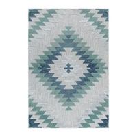 Flachwebteppich Bahama - Blau, Design, Textil (140/200cm) - Novel