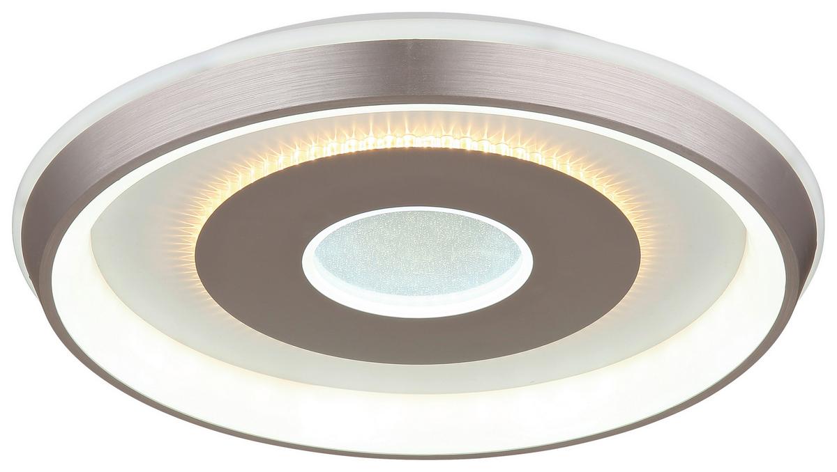 Led Mennyezeti Lámpa Christel - homokszínű/fehér, Basics, műanyag/fém (49/7cm) - Luca Bessoni