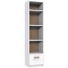 Gotland Eichefarben/weiß B: 47 Cm - Eichefarben/Weiß, MODERN, Holzwerkstoff (47/197/40cm) - MID.YOU