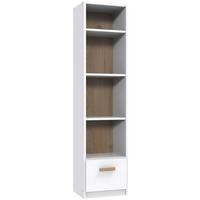 Gotland Eichefarben/Weiß B: 47 cm - Eichefarben/Weiß, MODERN, Holzwerkstoff (47/197/40cm) - MID.YOU