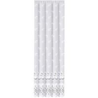 Fertigstore Leonora 145/450 cm - Weiß, KONVENTIONELL, Textil (450/145cm)