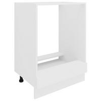 Herdumbauschrank Esilo B: 60 cm Weiß - Weiß, KONVENTIONELL, Holzwerkstoff (60/82/46cm) - MID.YOU