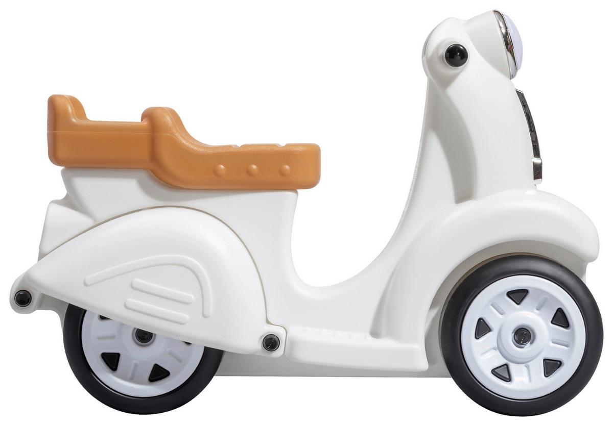 Laufrad Ride Along Scoot Braun/weiß T: 50,8 Cm - Braun/Weiß, KONVENTIONELL, Kunststoff (50,8cm) - Ambia Garden