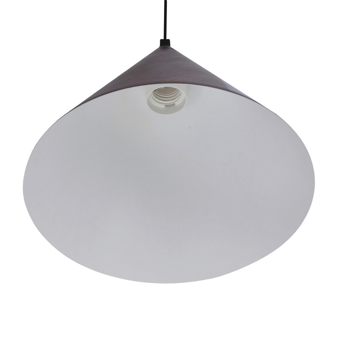 Pendelleuchte 31-23438 Dunca - Nussbaumfarben/Schwarz, Design, Metall (25/25/110cm)
