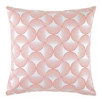 DEKORAČNÝ VANKÚŠ SHINY GINGKO -EXT- - strieborná/staroružová, Romantik / Landhaus, textil (45/45cm) - Mömax