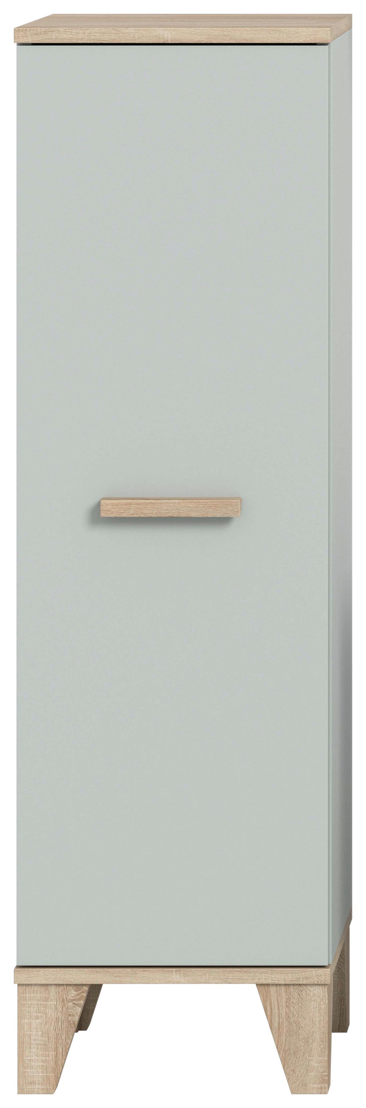 Midischrank Star Eiche/graugrün B: 34 Cm - Eiche San Remo/Graugrün, MODERN, Holzwerkstoff (34/116/31cm) - MID.YOU