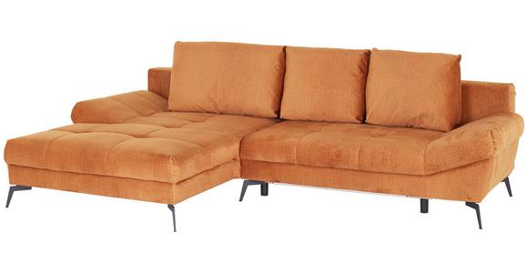 Ecksofa Mia - Gelb/Goldfarben, MODERN, Holz/Holzwerkstoff (187/301cm) - Luca Bessoni