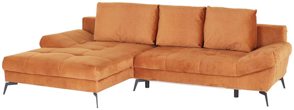 Ecksofa Mia - Gelb/Goldfarben, MODERN, Holz/Holzwerkstoff (187/301cm) - Luca Bessoni