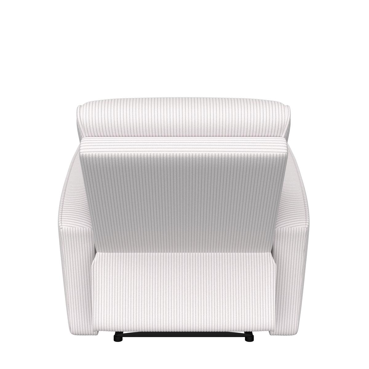 Fernsehsessel Leon beige mit Relaxfunktion - Beige/Schwarz, Basics, Holz/Kunststoff (80/102/96cm) - Ondega