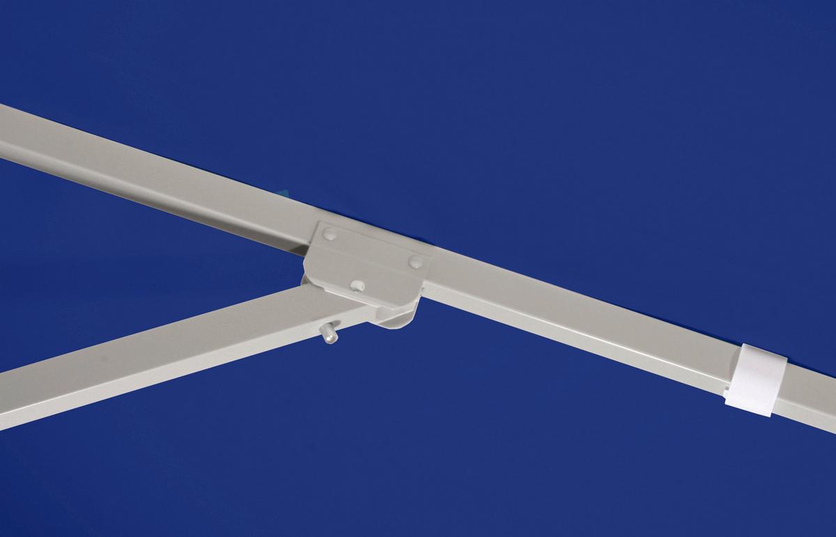 Sonnenschirm Jumbo DM: 300 cm mit Schutzhülle Blau - Blau/Silberfarben, Natur, Textil/Metall (300cm) - Schneider