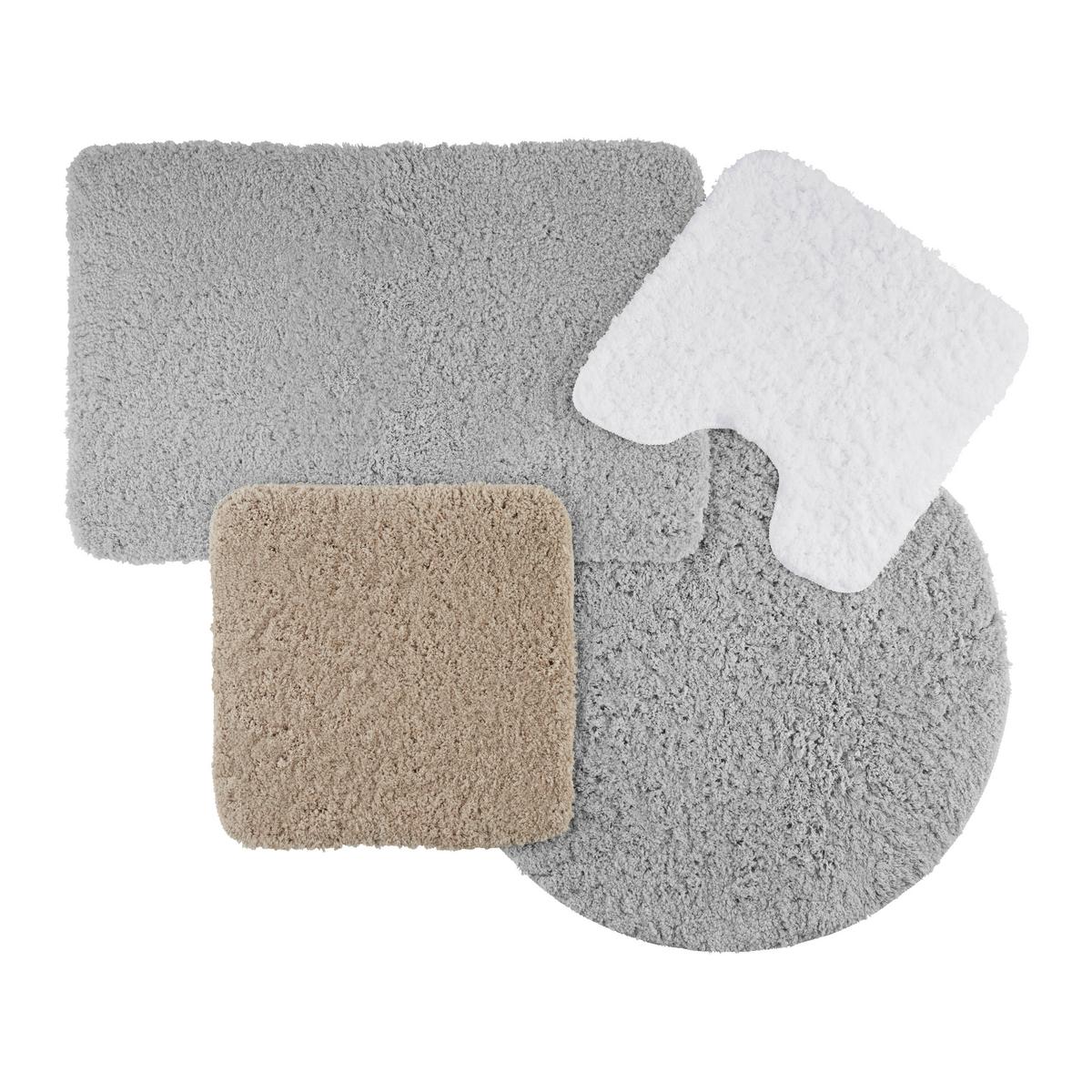 WC predložka Chris, 50/50cm, kameň - taupe, textil (50/50cm) - Premium Living