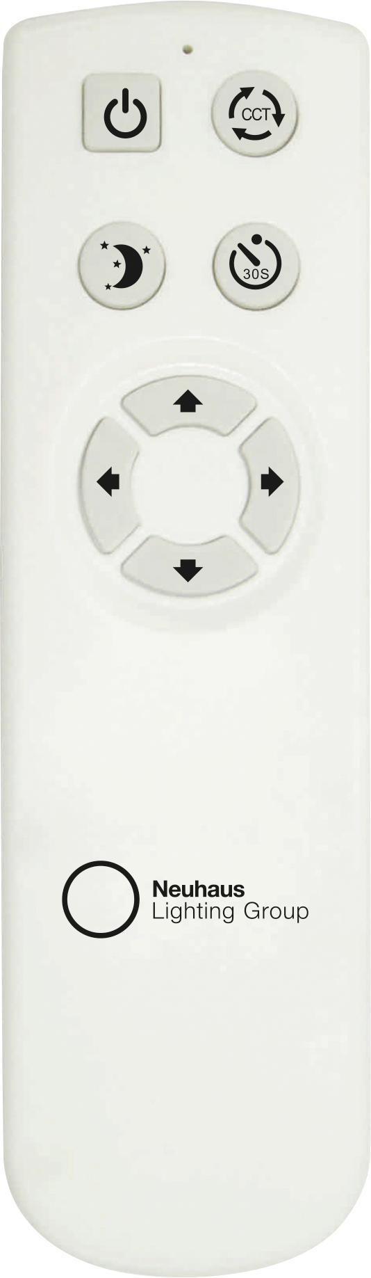 Stropní Led Svítidlo Jupiter Ø 59cm, 40 Watt - bílá, Moderní, kov/plast (59/59/10,8cm) - Modern Living