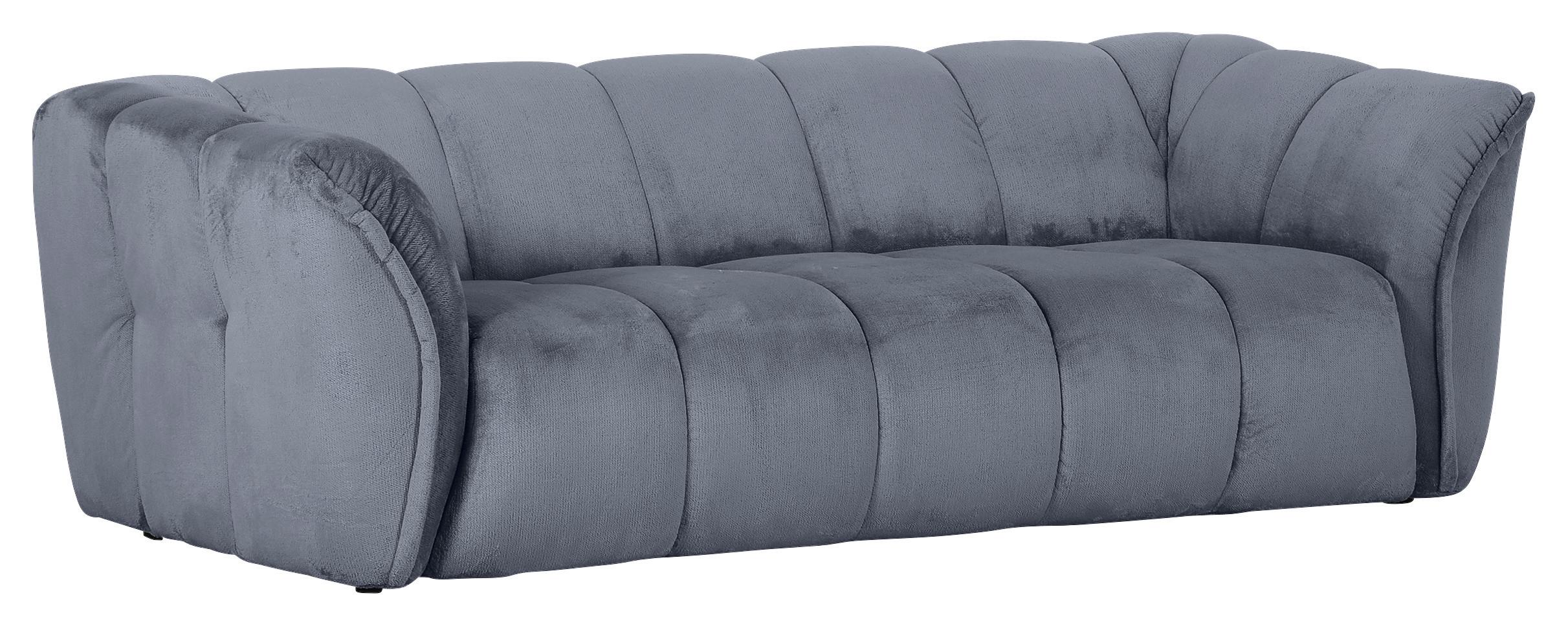 Bigsofa Sabea Petrol B: 220 cm - Petrol/Schwarz, KONVENTIONELL, Textil (220/67/106cm) - MID.YOU