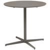 Esstisch Mahir Mdf Grau, B: 80 cm - Grau, KONVENTIONELL, Holzwerkstoff/Metall (80/76/80cm) - P & B