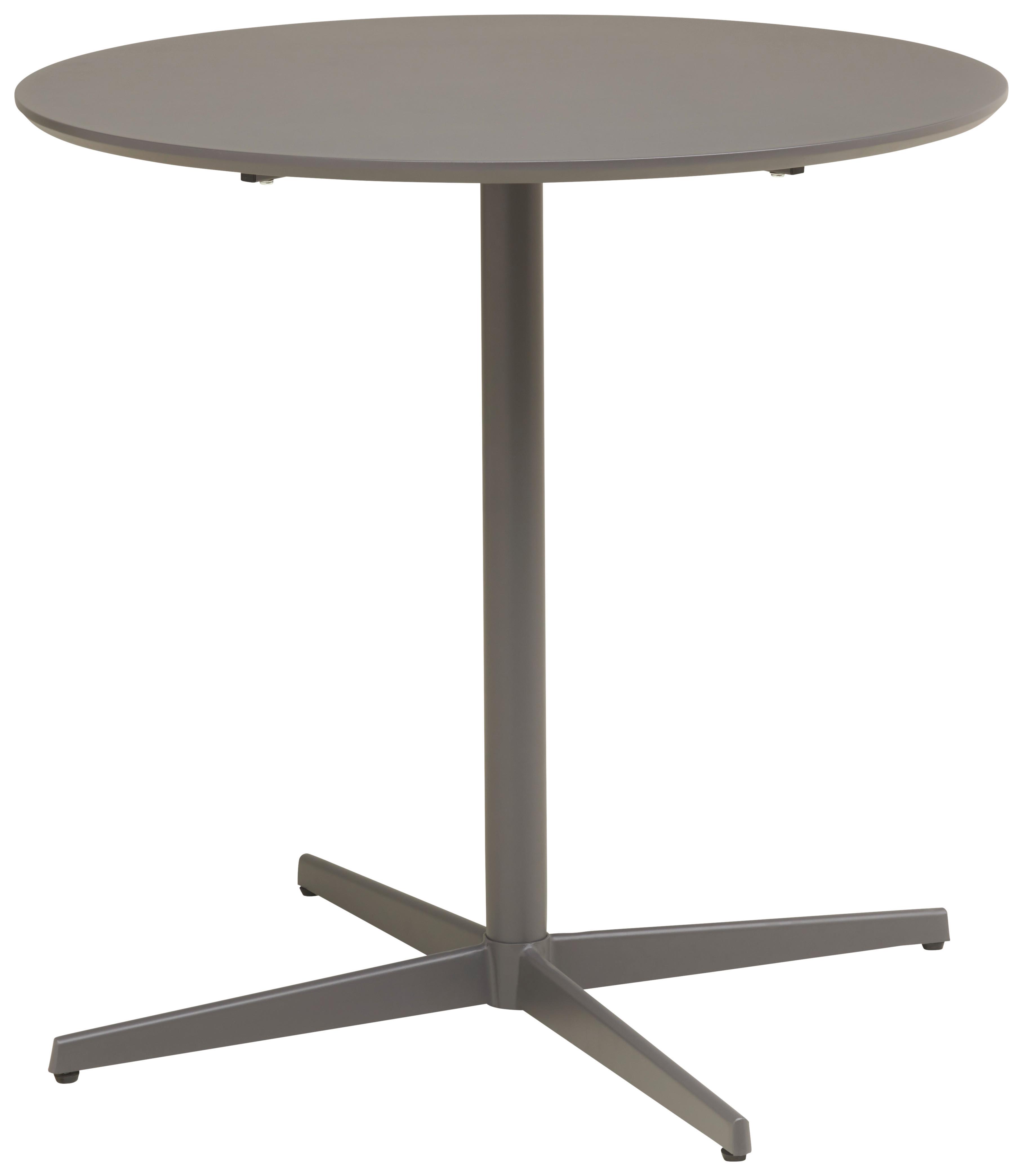 Esstisch Mahir Mdf Grau, B: 80 Cm