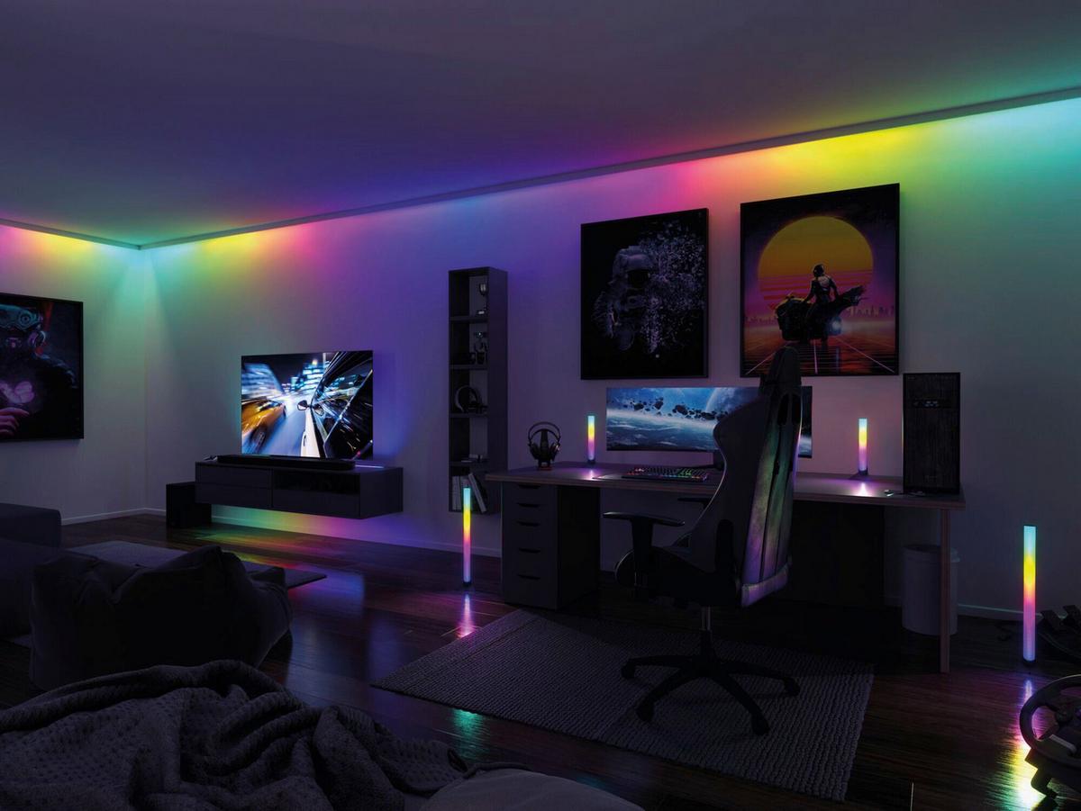 LED-Streifen Rgb L: 1,5 m - Schwarz, Basics, Metall (150,0/1,0/0,2cm) - Paulmann