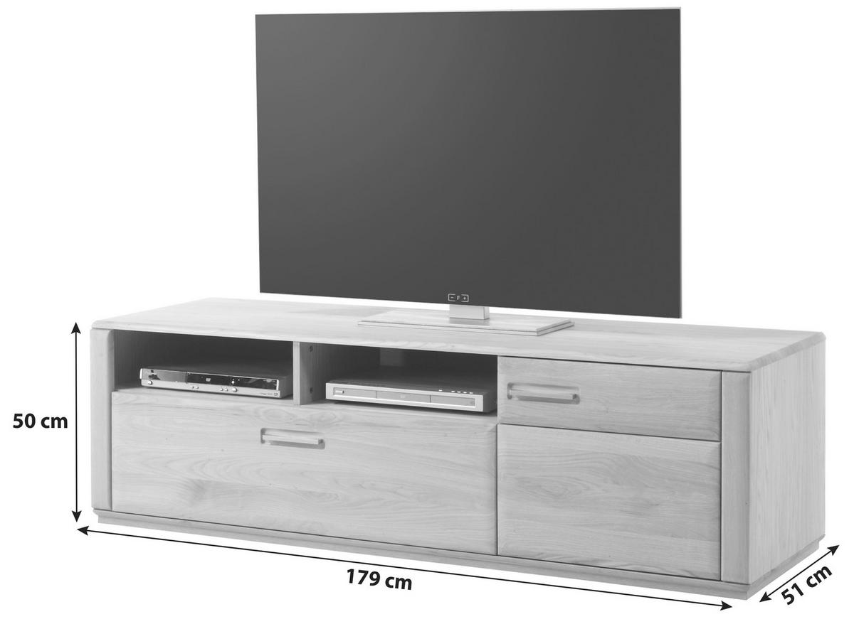 TV-Element Sena B: 179 cm Eiche Dekor - Eichefarben, Design, Holz/Holzwerkstoff (179/50/51cm) - Livetastic