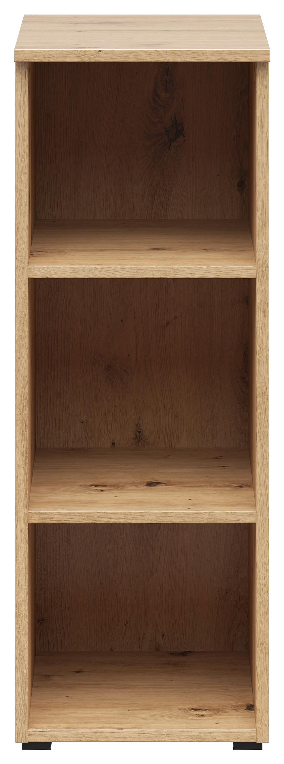 Regál CABINET - antracitová/dub artisan, Modern, kompozitné drevo/plast (30/83/40cm)