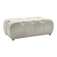 Taburet SOFI, béžová - černá/béžová, Moderní, textil (128/48/70cm) - Premium Living