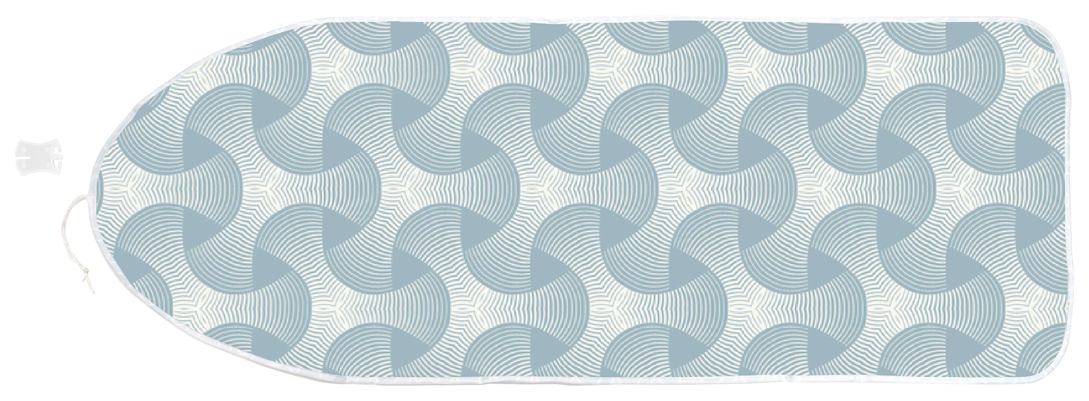 Bügelbrettbezug Bozena - Blaugrau, KONVENTIONELL, Textil (130/50/0,5cm) - Homezone