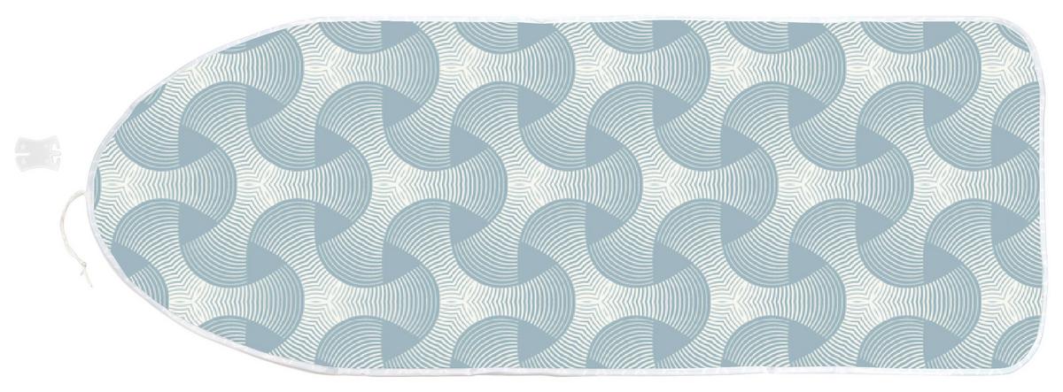 Vasalódeszka Huzat Bozena Kb. 130/50cm - kékesszürke, Konventionell, textil (130/50/0,5cm) - Homezone