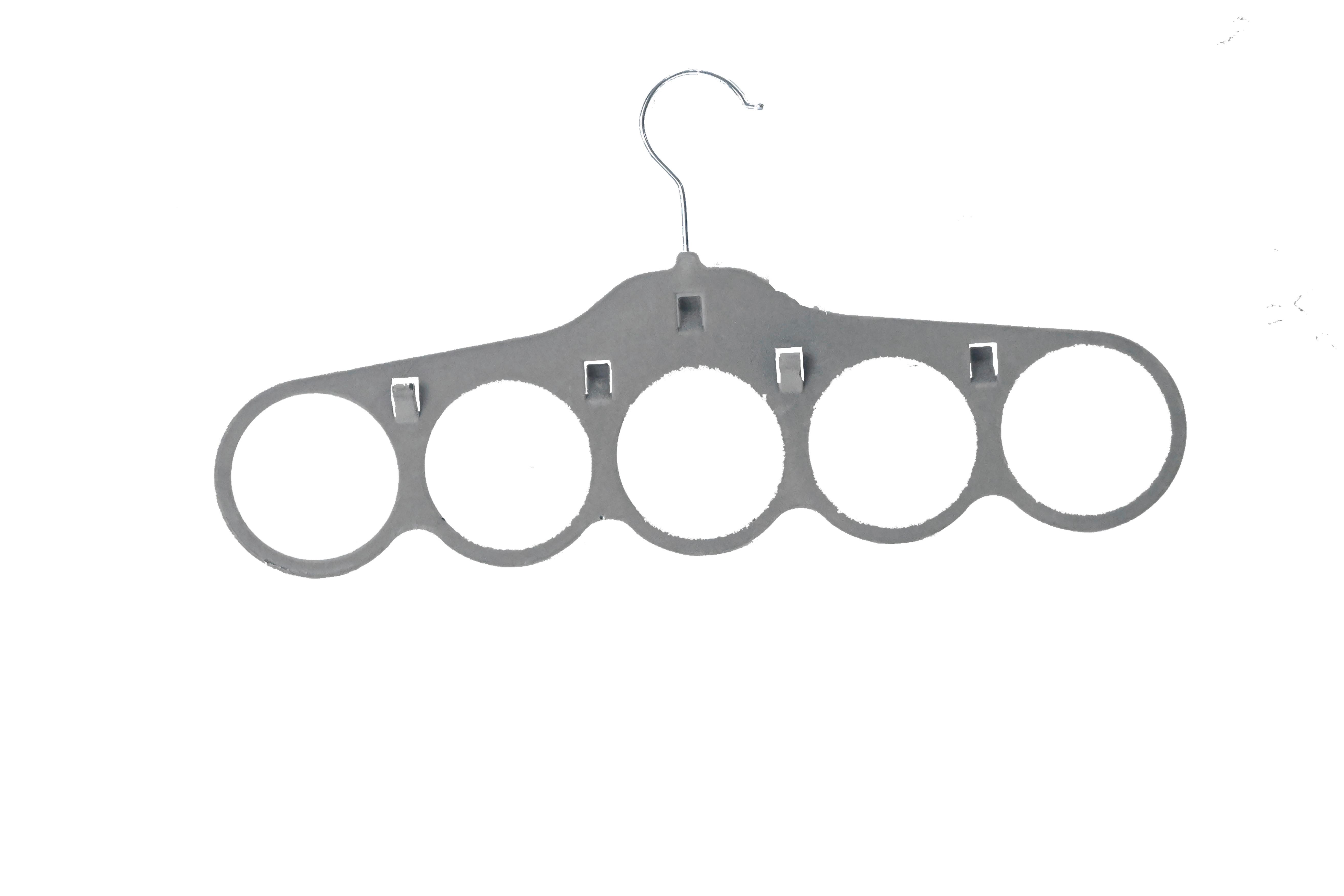 RAMÍNKO NA ŠÁLY VELVET - šedá, Moderní, kov/textil (41/21/0,5cm) - Modern Living