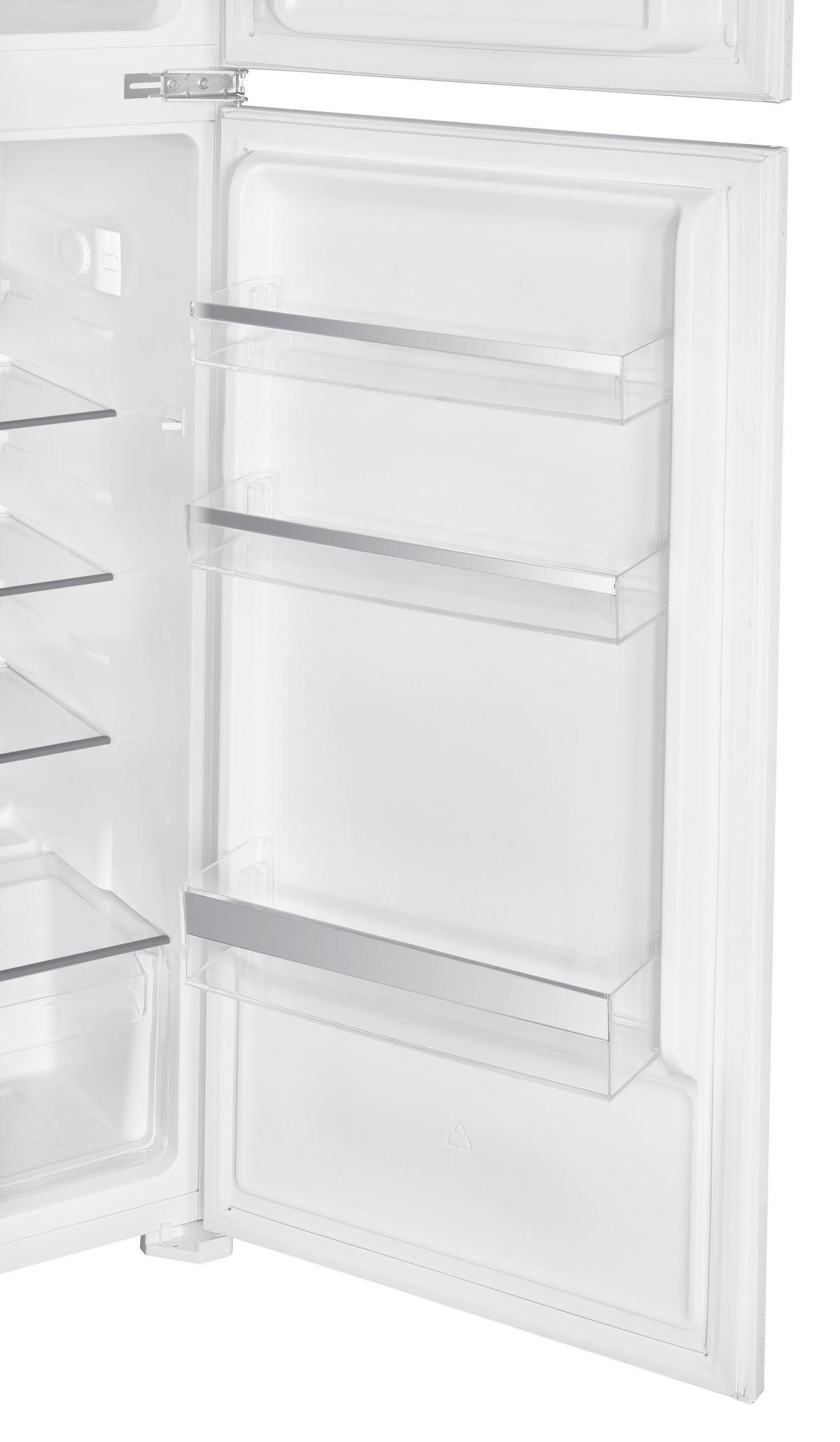Kühl-Gefrier-Kombination Weiß B: 54 cm - Weiß, Basics, Kunststoff (54/145/54cm) - Wolkenstein