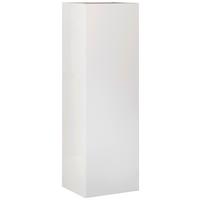 Hängender Midischrank New York B: 33 Cm Weiß - Weiß Hochglanz/Weiß, MODERN, Glas/Holzwerkstoff (33/102/28,5cm) - MID.YOU