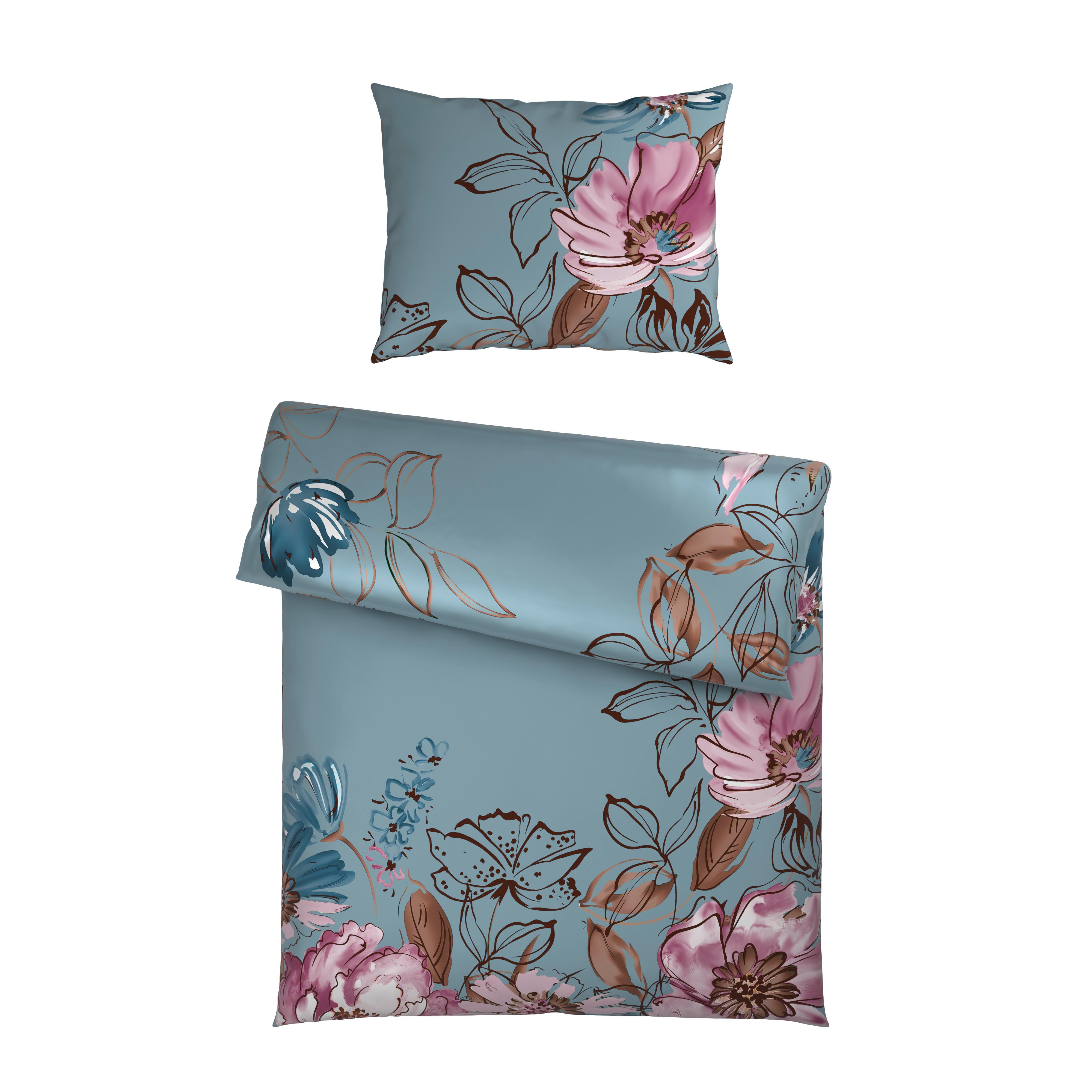 POSTEĽNÁ BIELIZEŇ TOULON - modrá, Modern, textil (140/200cm) - Mömax
