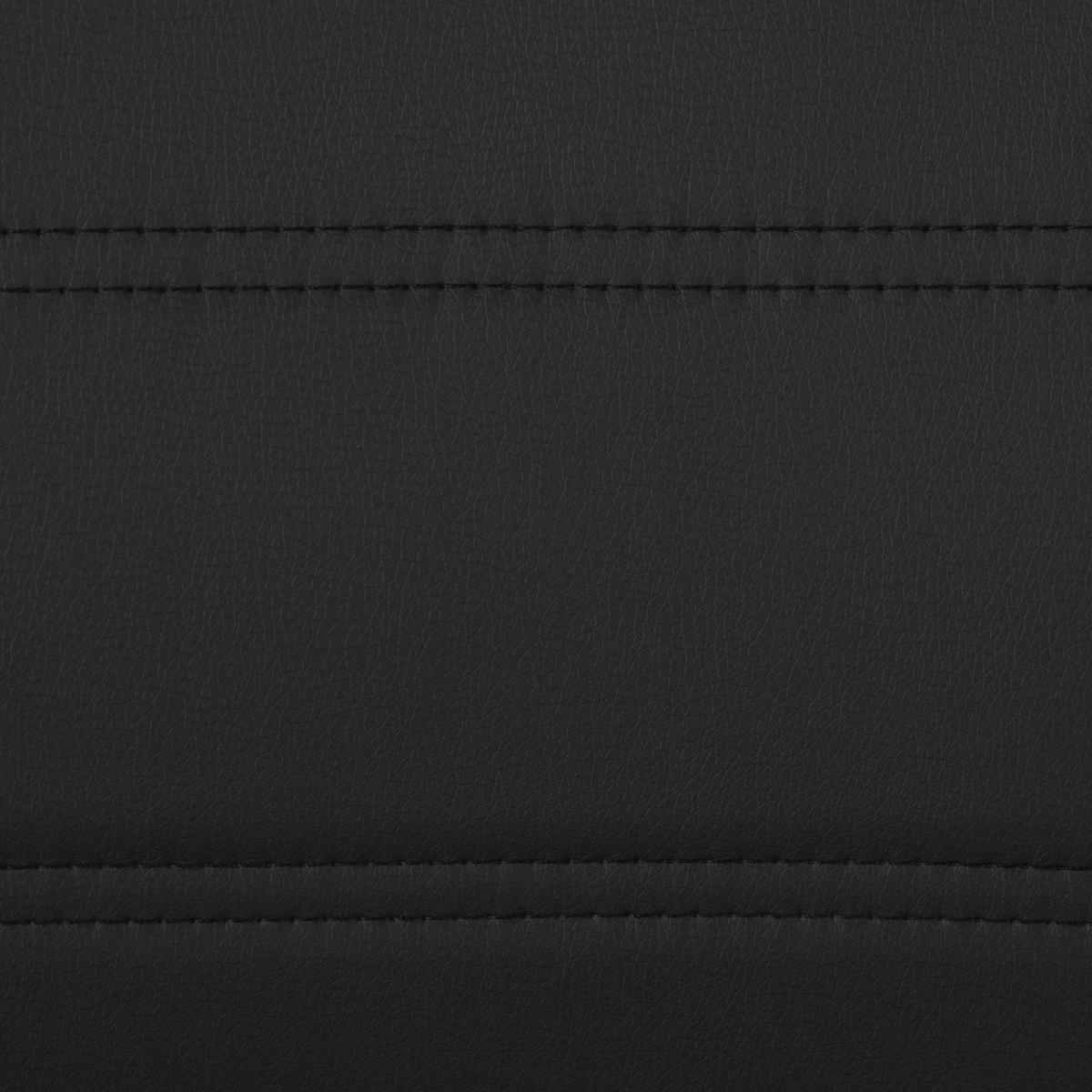 Schwingstuhl Leander Schwarz/chromfarben Gepolstert - Chromfarben/Schwarz, Design, Textil/Metall (42/99/56cm) - P & B
