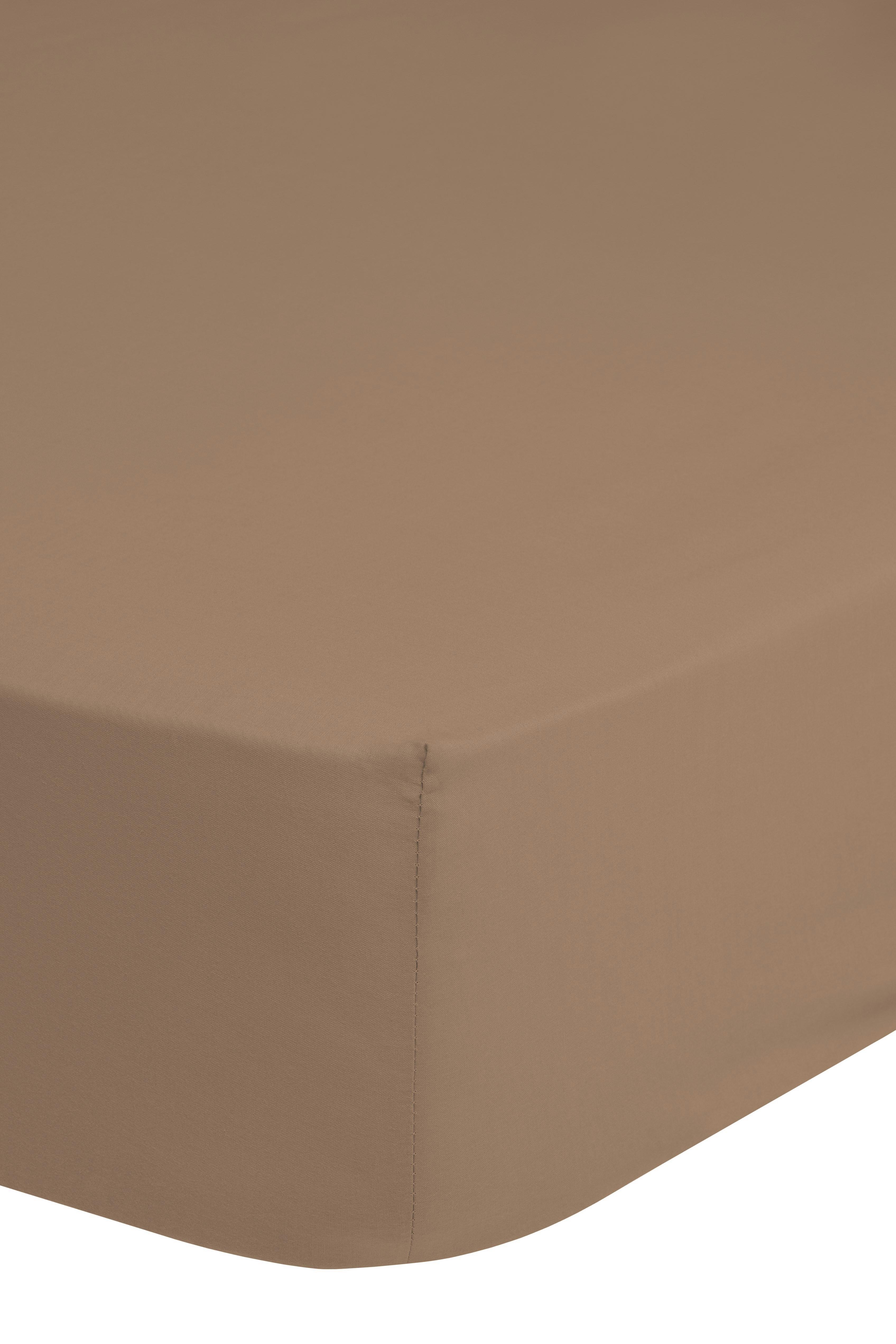 Elastické Prostěradlo Jersey Ca. 200x220cm - pískové barvy, Basics, textil (200/220cm) - MID.YOU