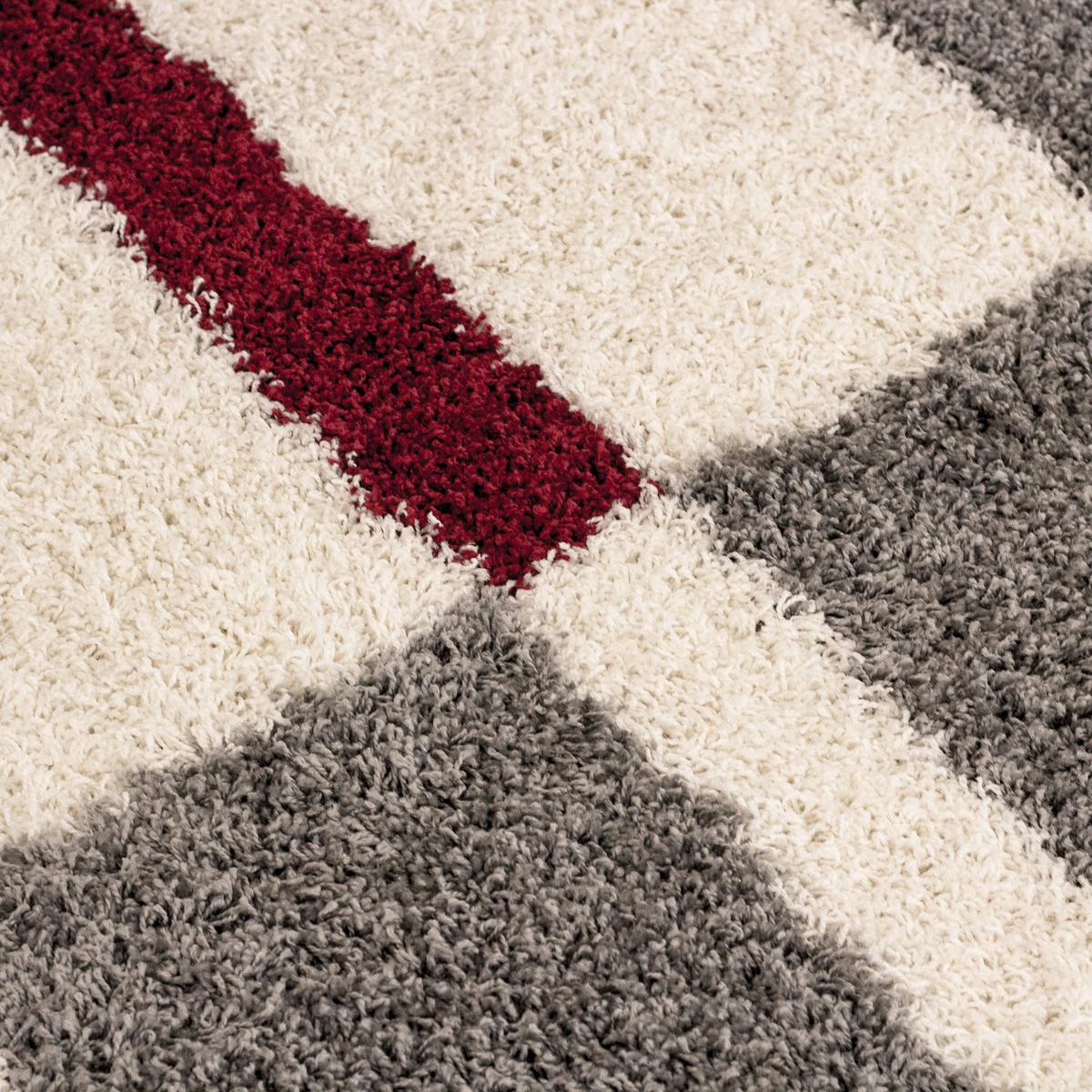 Hochflor Teppich Rot Gala 280x370 Cm - Rot, Design, Textil (280/370cm)