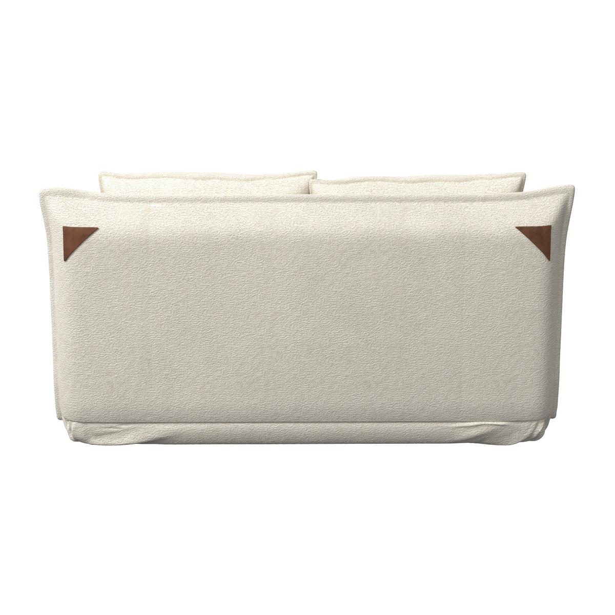 Rozkladacia pohovka MACY, biela, max. 240 kg - biela, Modern, kov/textil (140/35/63cm) - Bessagi Home