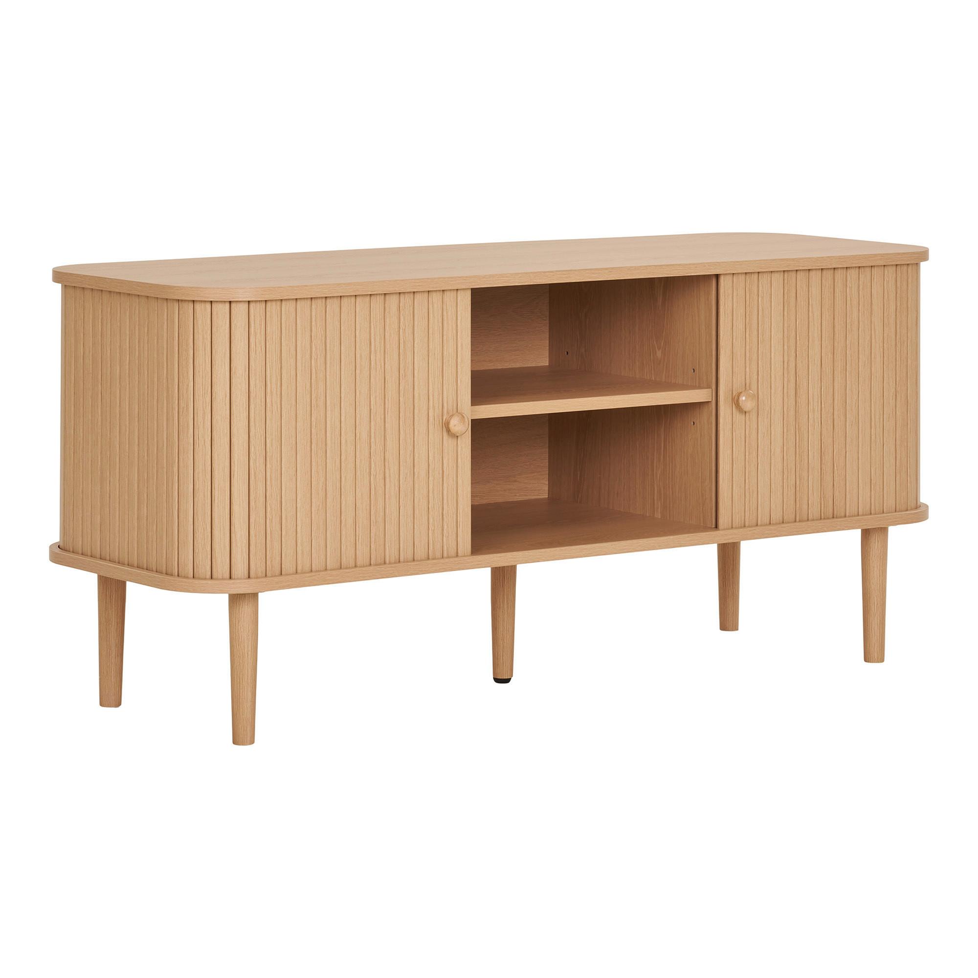 Lowboard Nikko Echtholz Kiefer B: 113cm - Naturfarben, Design, Holz/Holzwerkstoff (113/51,5/40cm) - MID.YOU