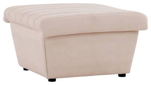 Hocker Looks Viii - Creme/Schwarz, Design, Textil (74/43/85cm) - LOOKS by W.Joop