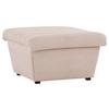 Hocker Looks Viii - Creme/Schwarz, Design, Textil (74/43/85cm) - LOOKS by W.Joop