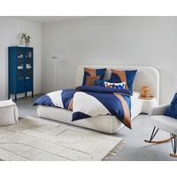 Polsterbett mit Lattenrost 180x200 cm Genesis Weiß - Schwarz/Weiß, MODERN, Holz/Holzwerkstoff (180/200cm) - MID.YOU