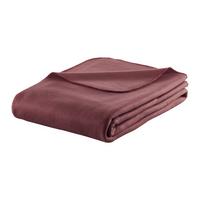 FLEECOVÁ DEKA FELICITY - baklažánová, textil (140/200cm) - Mömax