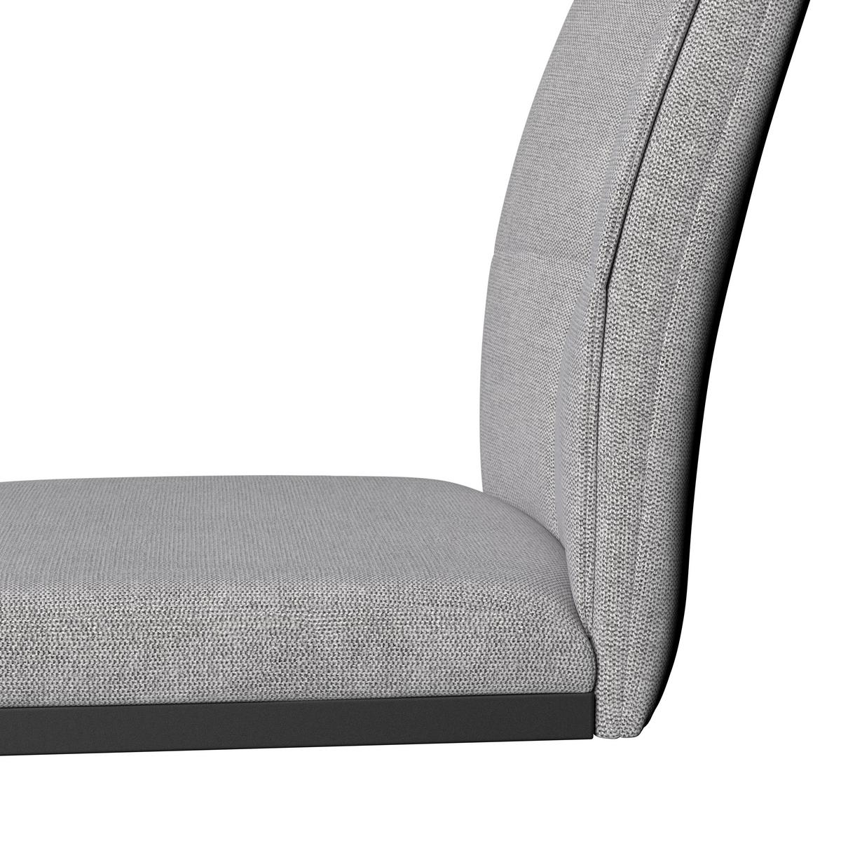 Houpací židle Colien COLIEN - černá/světle šedá, Moderní, kov/dřevo (46/94/62cm) - Bessagi Home