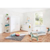Babyzimmer 100025bg Laura - Weiß, Trend, Holzwerkstoff - Pinolino